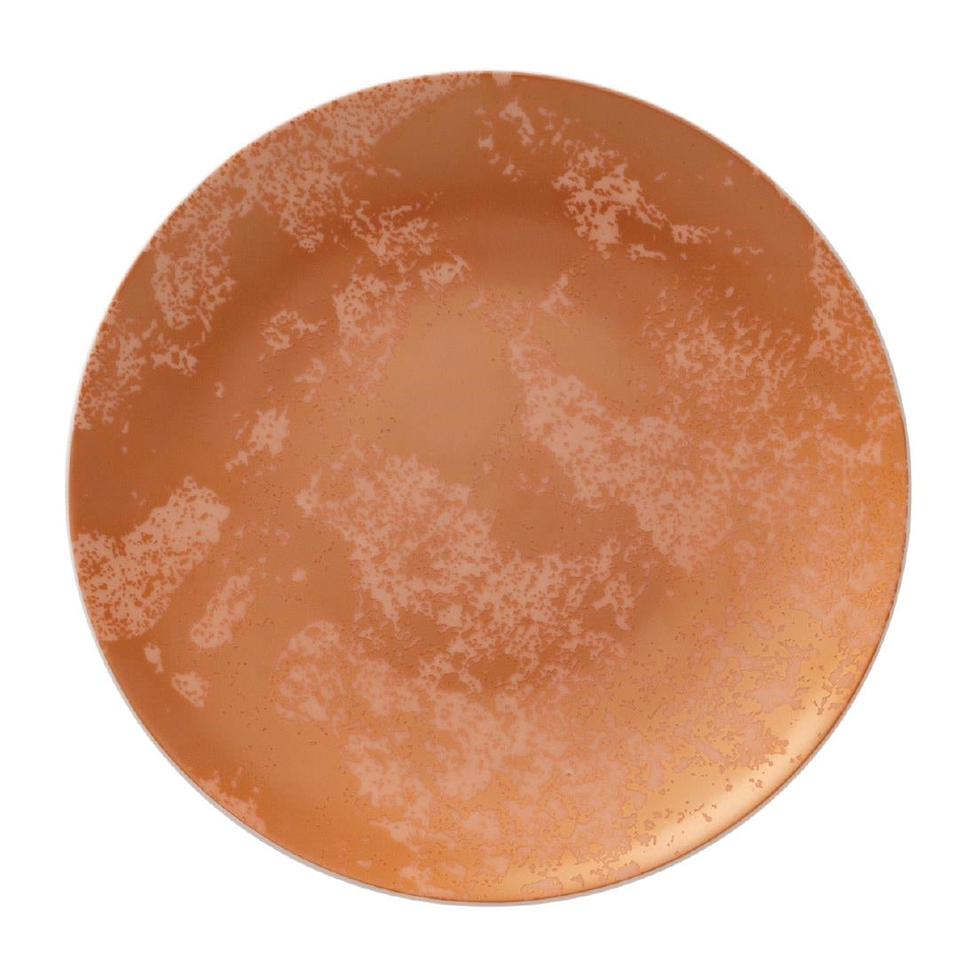 Royal Crown Derby Crushed Velvet Copper Coupe Plate 164mm (Pack of 6)