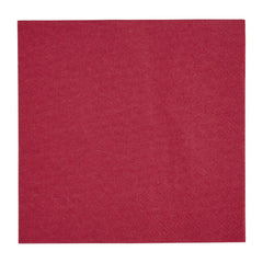 Fiesta Recyclable Lunch Napkin Bordeaux 33x33cm 2ply 1/4 Fold (Pack of 2000)