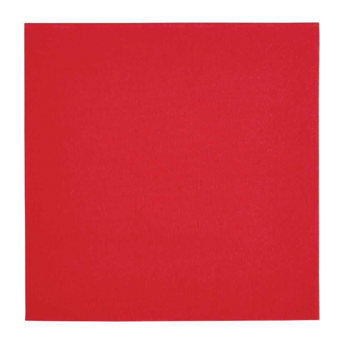 Fiesta Recyclable Dinner Napkin Red 40x40cm 2ply 1/4 Fold (Pack of 2000)