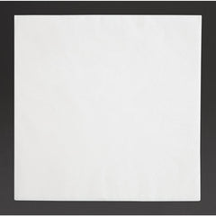 Fiesta Recyclable Dinner Napkin White 40x40cm 3ply 1/4 Fold (Pack of 1000)