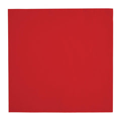 Fiesta Recyclable Dinner Napkin Red 40x40cm 3ply 1/4 Fold (Pack of 1000)