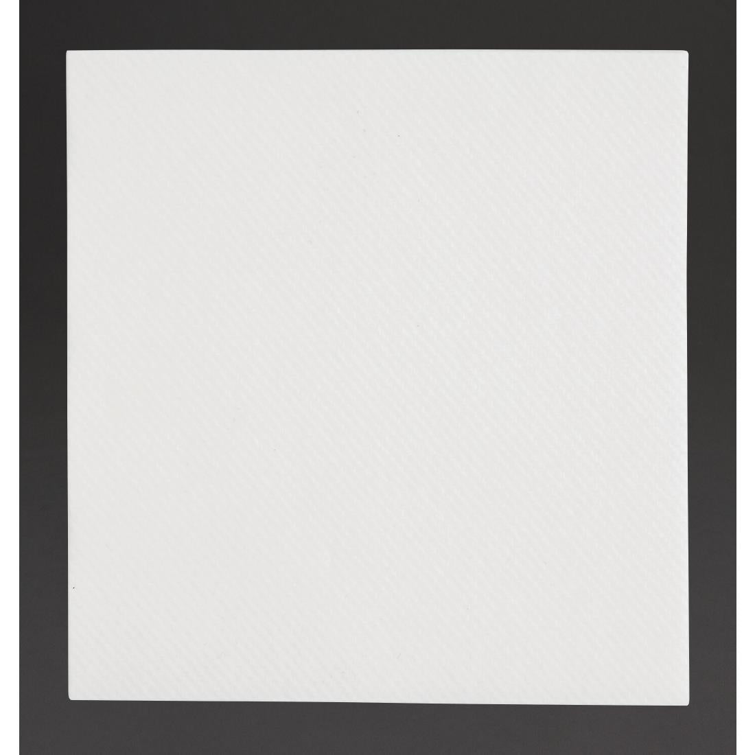 Fiesta Recyclable Premium Tablin Cocktail Napkin White 24x24cm Airlaid 1/4 Fold (Pk 2400)