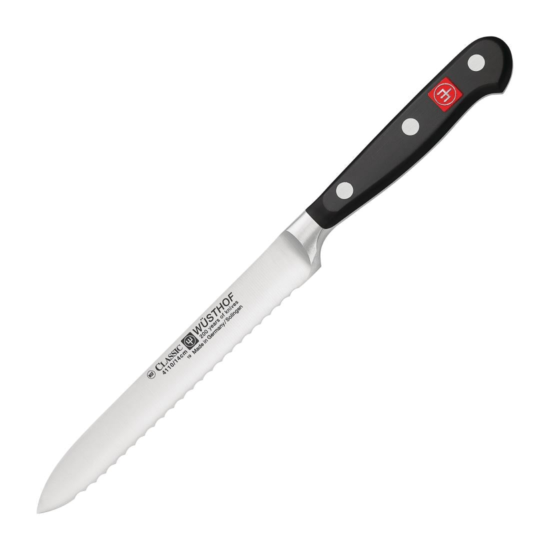 Wusthof Classic Serrated Utility Knife 12.7cm