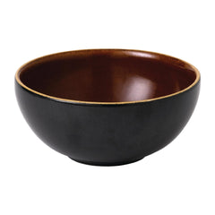 Churchill Super Vitrified Nourish Tokyo Black Deep Bowls 155mm (Pack of 6)