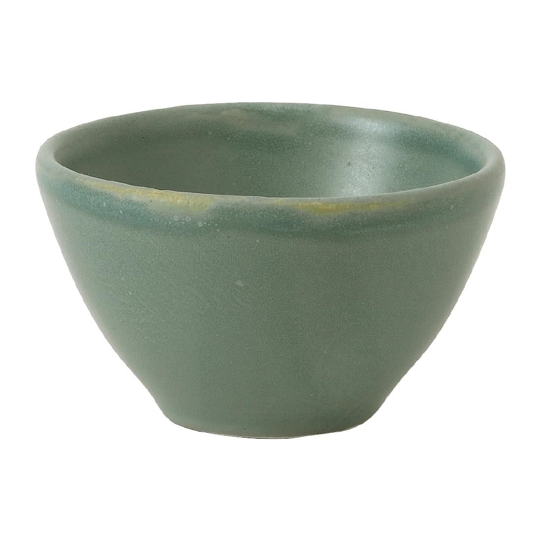 Churchill Super Vitrified Nourish Andorra Green Dip Pots 70mm (Pack of 12)