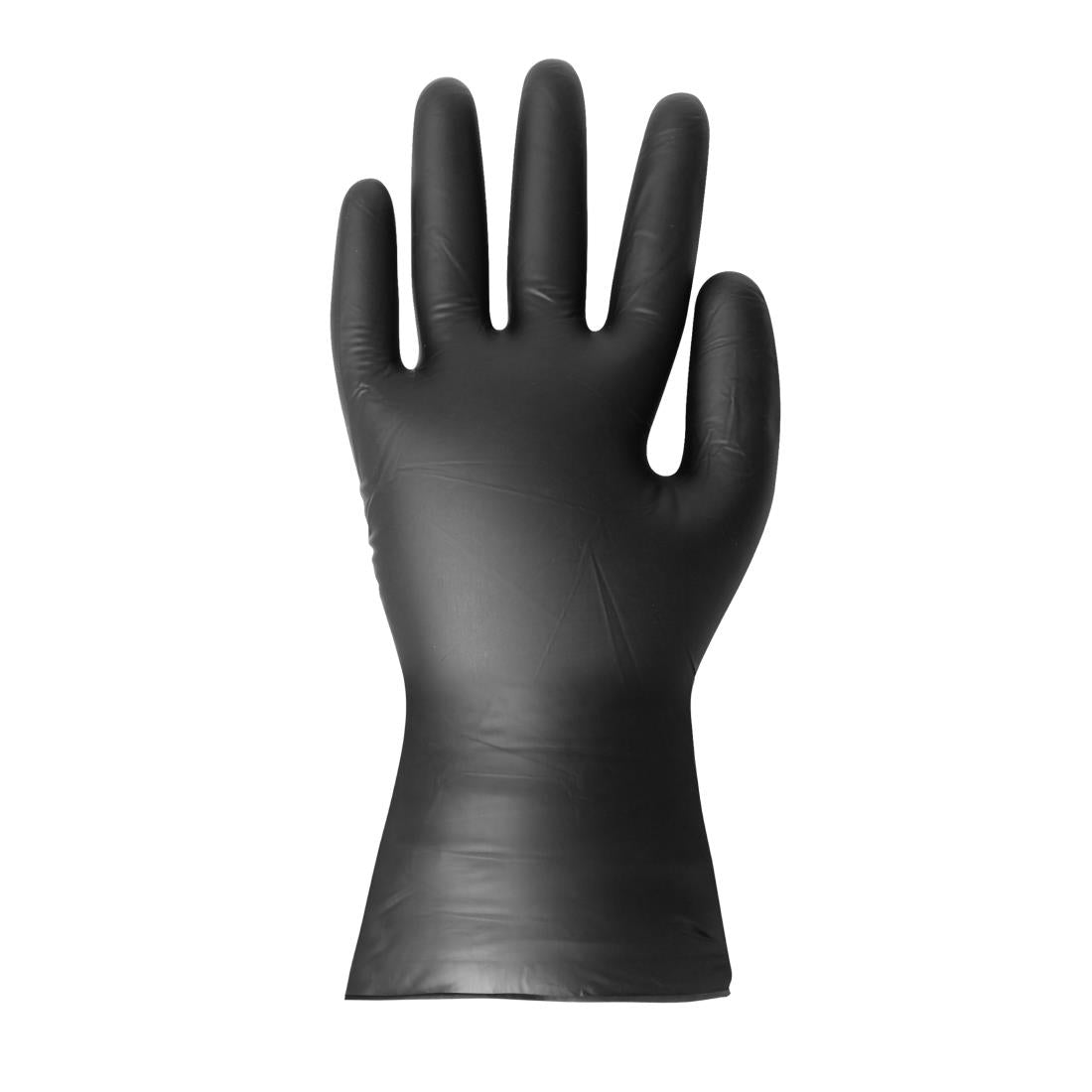 Hygiplas Vinyl Black Powder Free Glove L (Pack of 100)