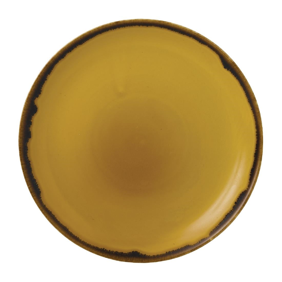 Dudson Harvest Dudson Mustard Coupe Plate 165mm (Pack of 12)