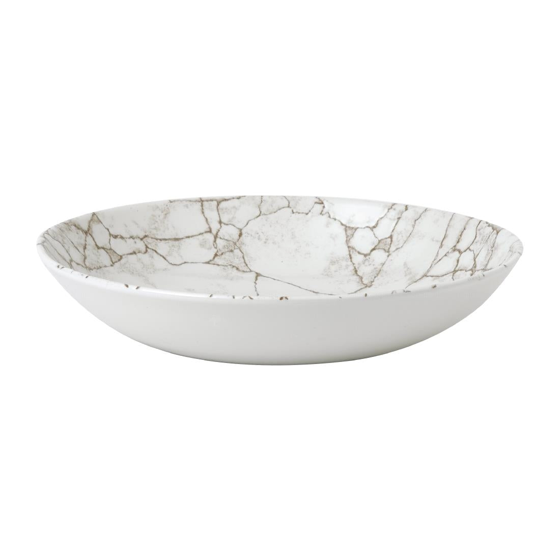 Studio Prints Kintsugi Agate Grey Coupe Bowls 248mm (Pack of 12)