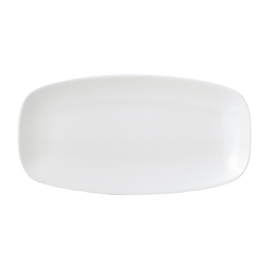 Vellum White Chefs' Oblong Plate No. 3 11 3/4 x 6 " (Box 12)