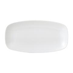 Vellum White Chefs' Oblong Plate No. 3 11 3/4 x 6 " (Box 12)