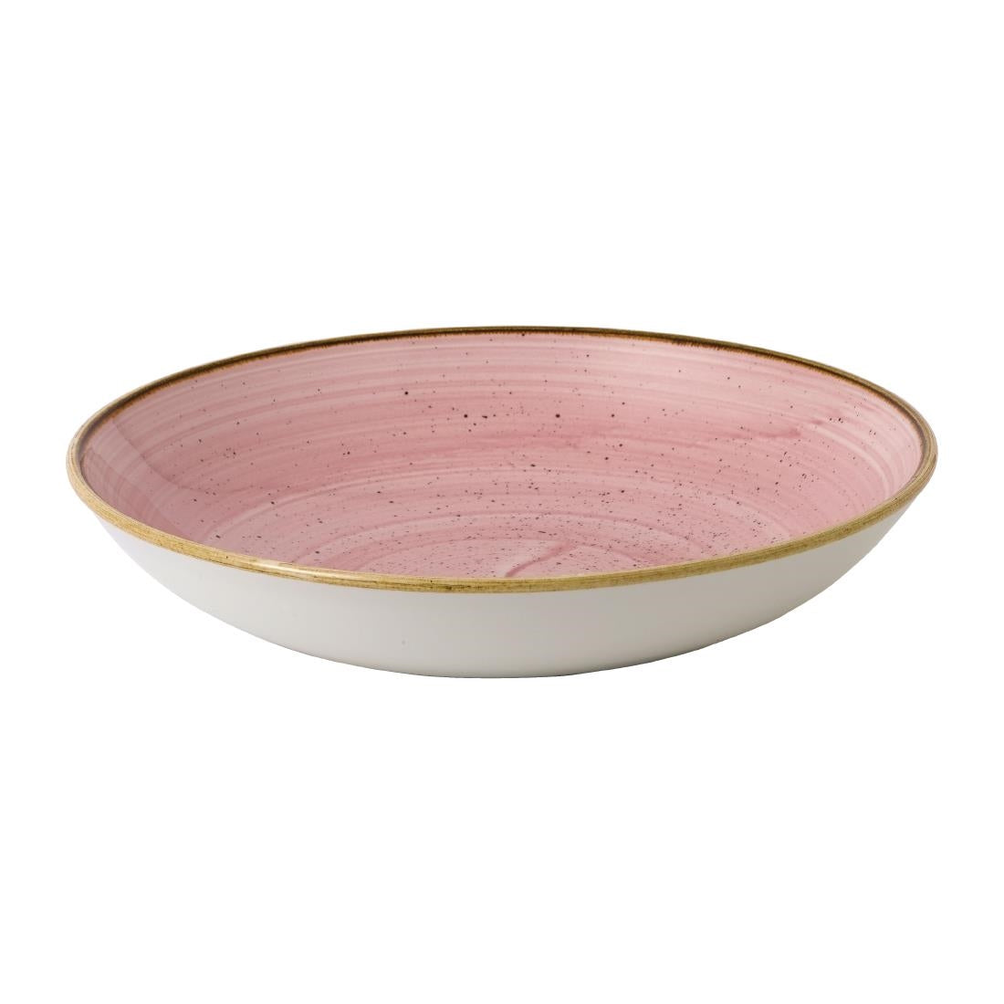 Churchill Stonecast Coupe Bowls Petal Pink 40oz (Pack of 12)