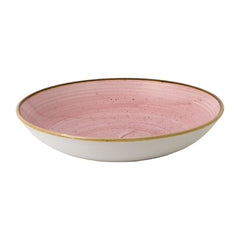 Churchill Stonecast Coupe Bowls Petal Pink 40oz (Pack of 12)