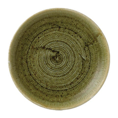 Stonecast Plume Olive Coupe Plate 6 1/2 " (Pack of 12)