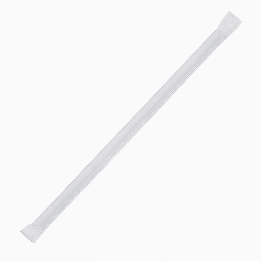 Fiesta Compostable Individually Wrapped Paper Straws Black (Pack of 250)