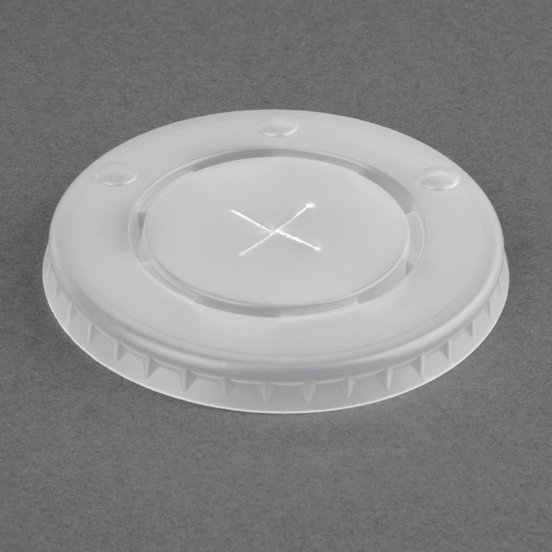 Fiesta Recyclable Polystyrene Lids for 12oz Cold Paper Cups 80mm (1000