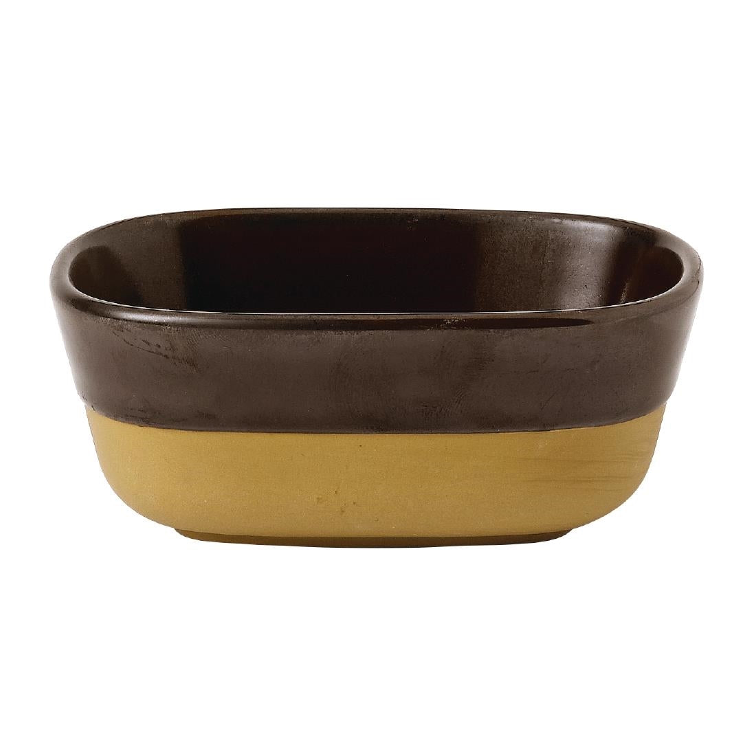 Churchill Emerge Cinnamon Brown Dishes 120x90mm (Pack of 6)