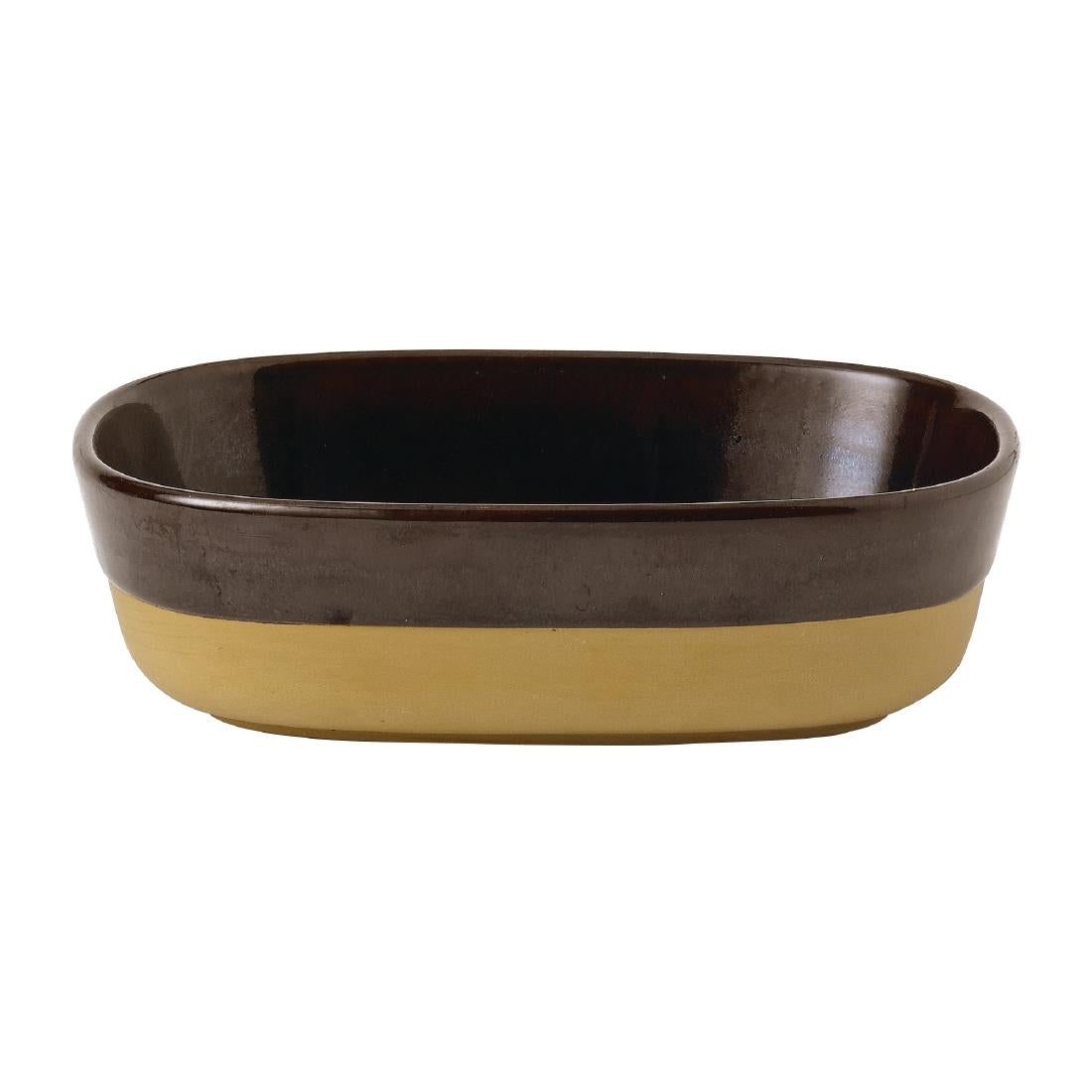 Churchill Emerge Cinnamon Brown Dishes 170x120mm (Pack of 6)