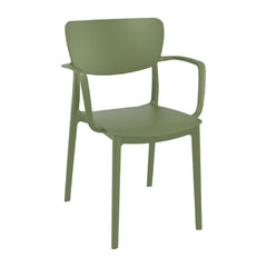 Lisa Arm Chair Olive Green