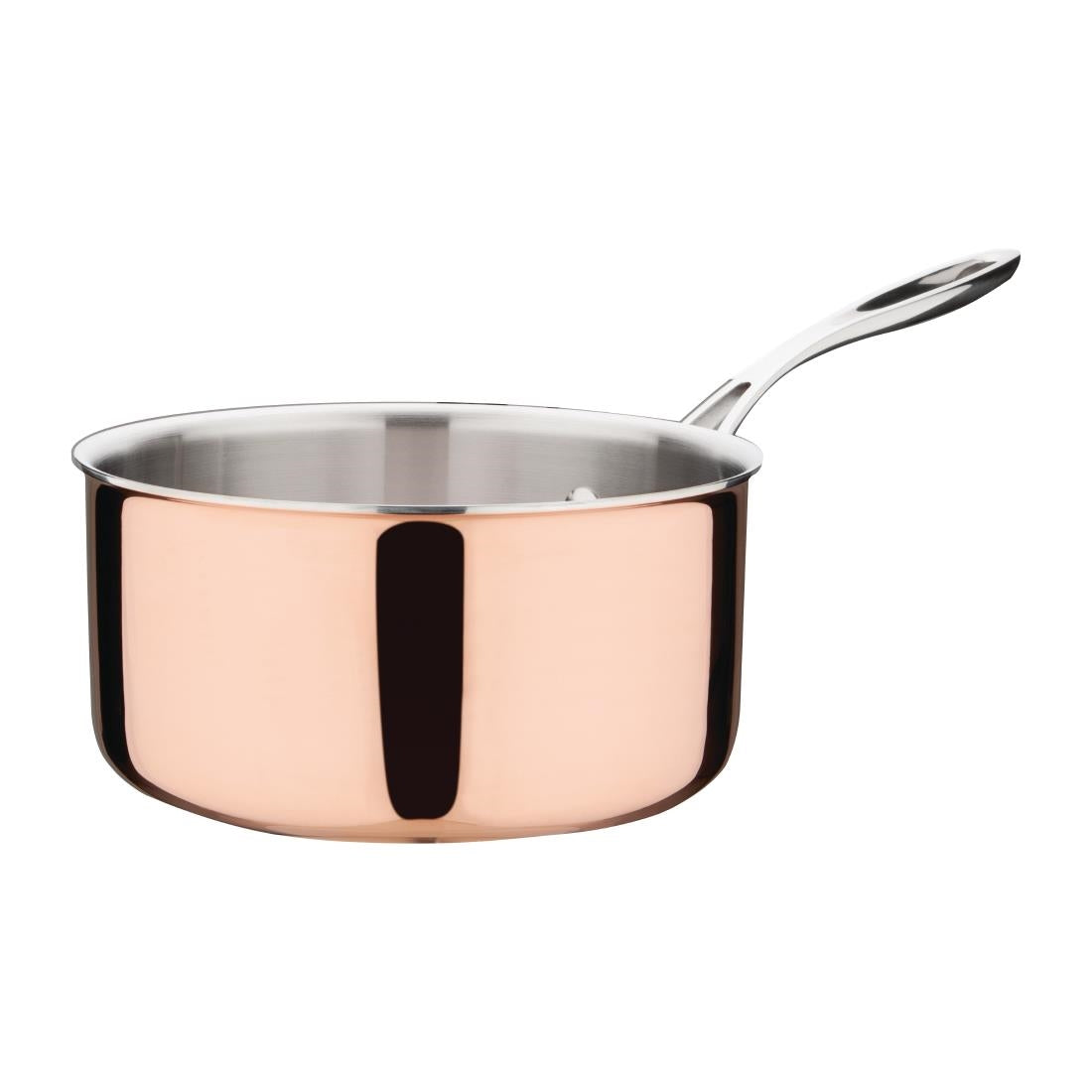 Vogue Copper Tri-Wall Saucepan 200mm