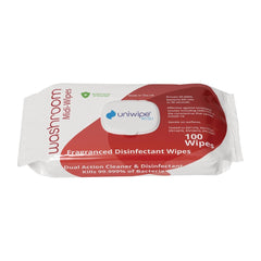 Uniwipe Washroom Sanitising Midi-Wipes (Pack 100)