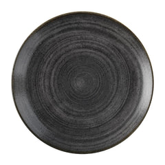 Churchill Stonecast Raw Evolve Coupe Plates Black 260mm (Pack of 12)