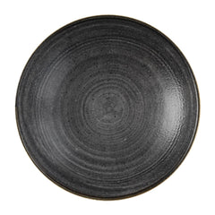 Churchill Stonecast Raw Coupe Bowls Black 184mm (Pack of 12)
