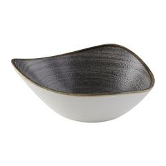 Churchill Stonecast Raw Lotus Bowls Black 178mm (Pack of 12)