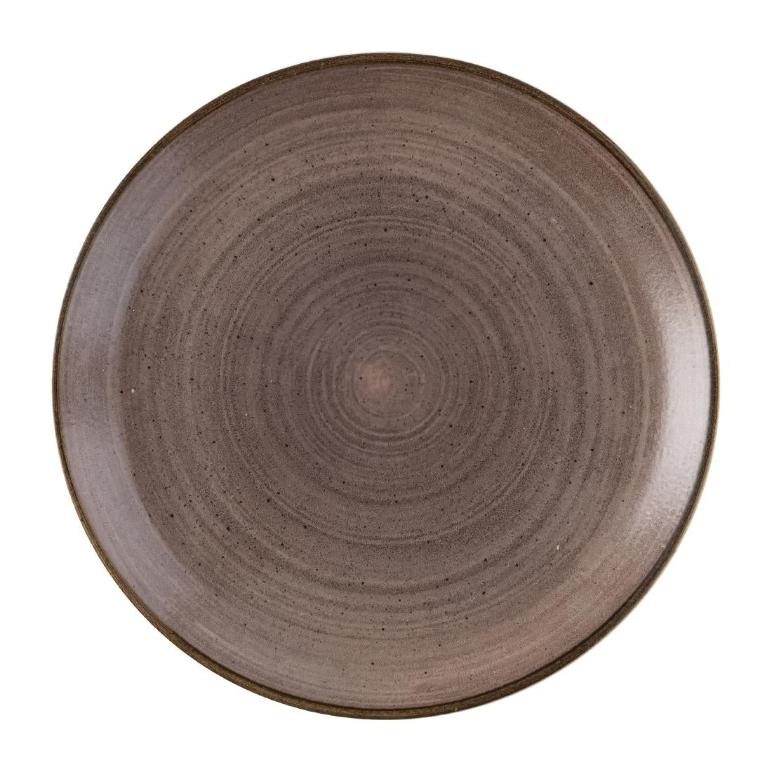 Churchill Stonecast Raw Evolve Coupe Plates Brown 286mm (Pack of 12)