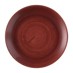 Churchill Stonecast Patina Red Rust Evolve Coupe Plates 219mm (Pack of 12)