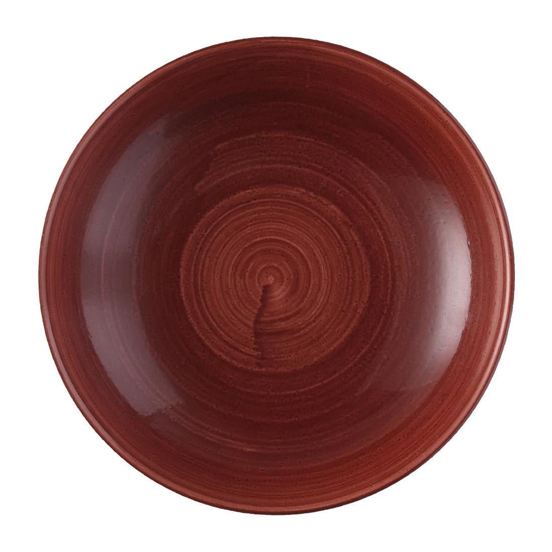 Churchill Stonecast Patina Red Rust Evolve Coupe Bowls 248mm (Pack of 12)