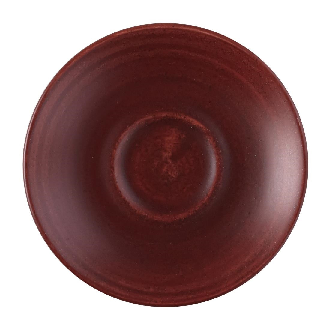 Churchill Stonecast Patina Espresso Saucer Red Rust 114mm (Pack of 12)