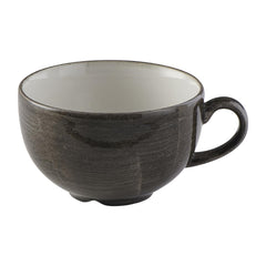 Churchill Stonecast Patina Cappuccino Cup Iron Black 340ml (Pack of 12)