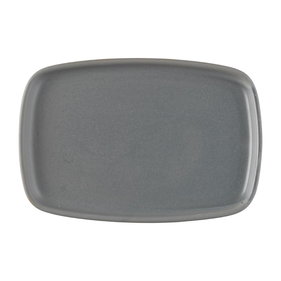 Churchill Emerge Seattle Grey Oblong Plates 222x152mm (Pack of 6)