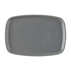 Churchill Emerge Seattle Grey Oblong Plates 222x152mm (Pack of 6)