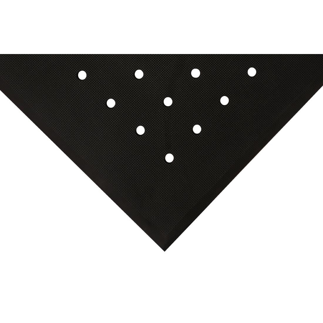 COBA Hygimat Anti-Fatigue Mat Black With Drainage Holes 0.6 x