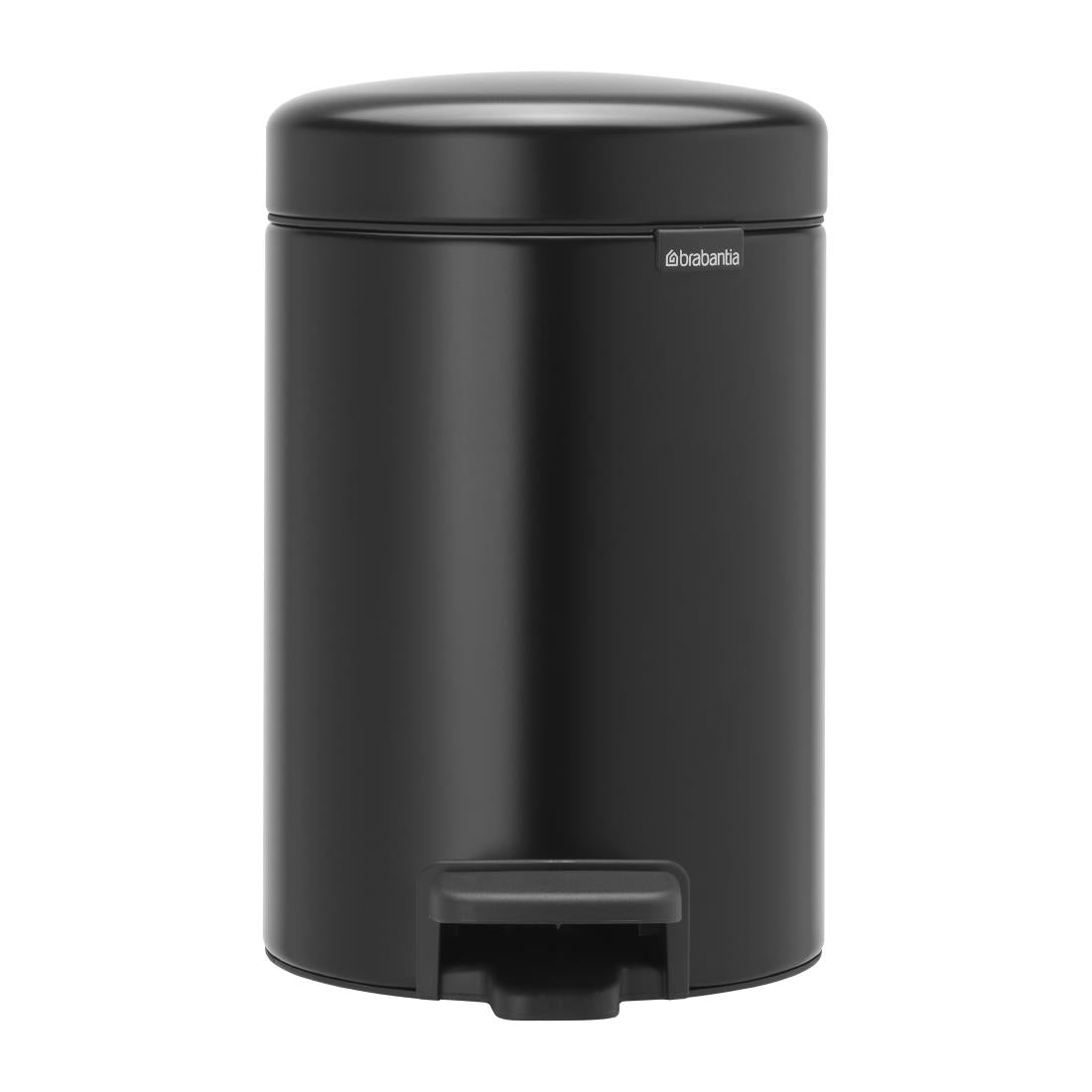 Brabantia Newlcon Pedal Bin Matt Black