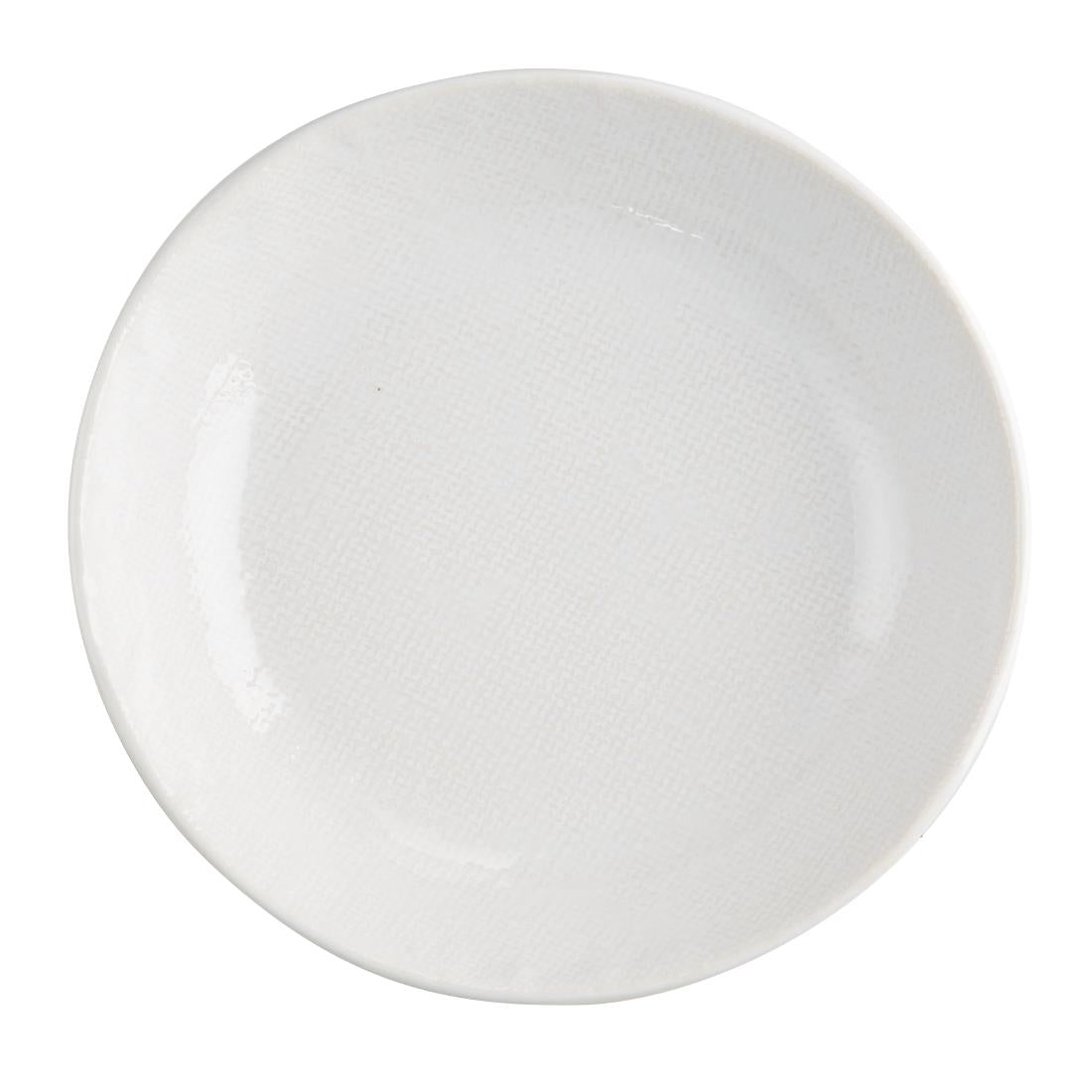 Olympia Denim White Coupe Bowls 220mm (Pack of 6)