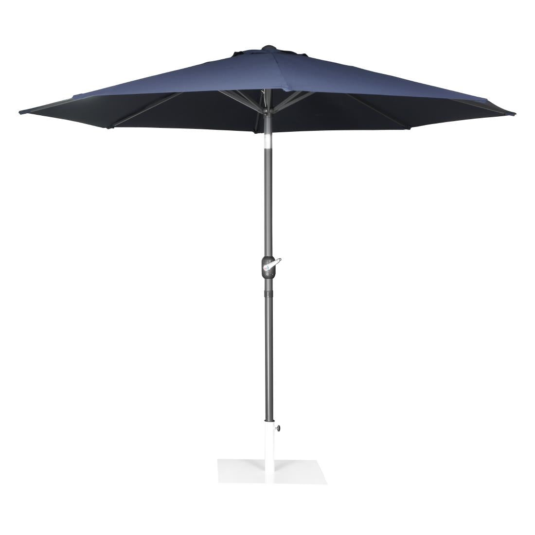 Bolero Seville Round Parasol 3m Diameter Navy Blue