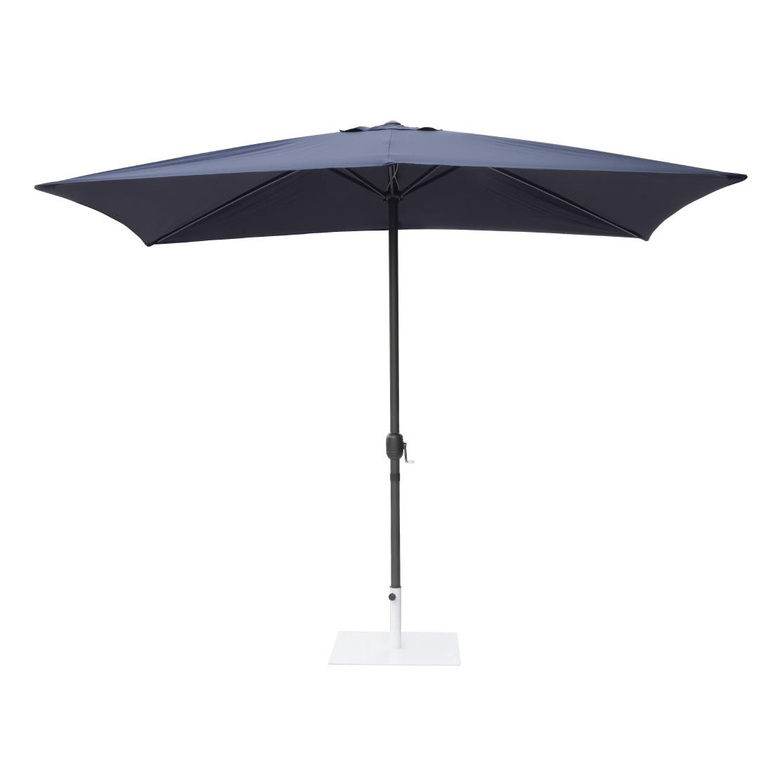 Bolero Seville Square Parasol 2x3m Navy Blue