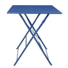 Bolero Perth Pavement Style Square Table Dark Navy