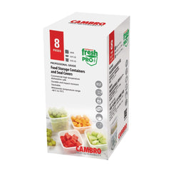 Cambro FreshPro Food Containers with Lid (Pack of 2 x 0.95ltr and 2 x 0.47Ltr)