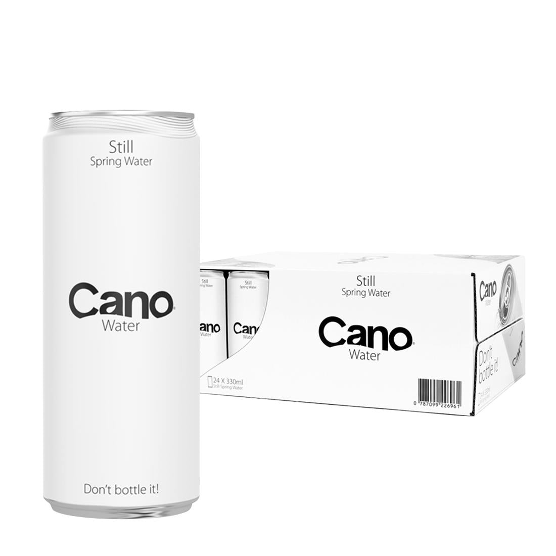 Cano Still Water Cans 330ml (Pack of 24)