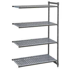 Cambro Camshelving Basics Plus Add-On Unit 4 Tier With Vented Shelves 1830H x 718W x 460D mm