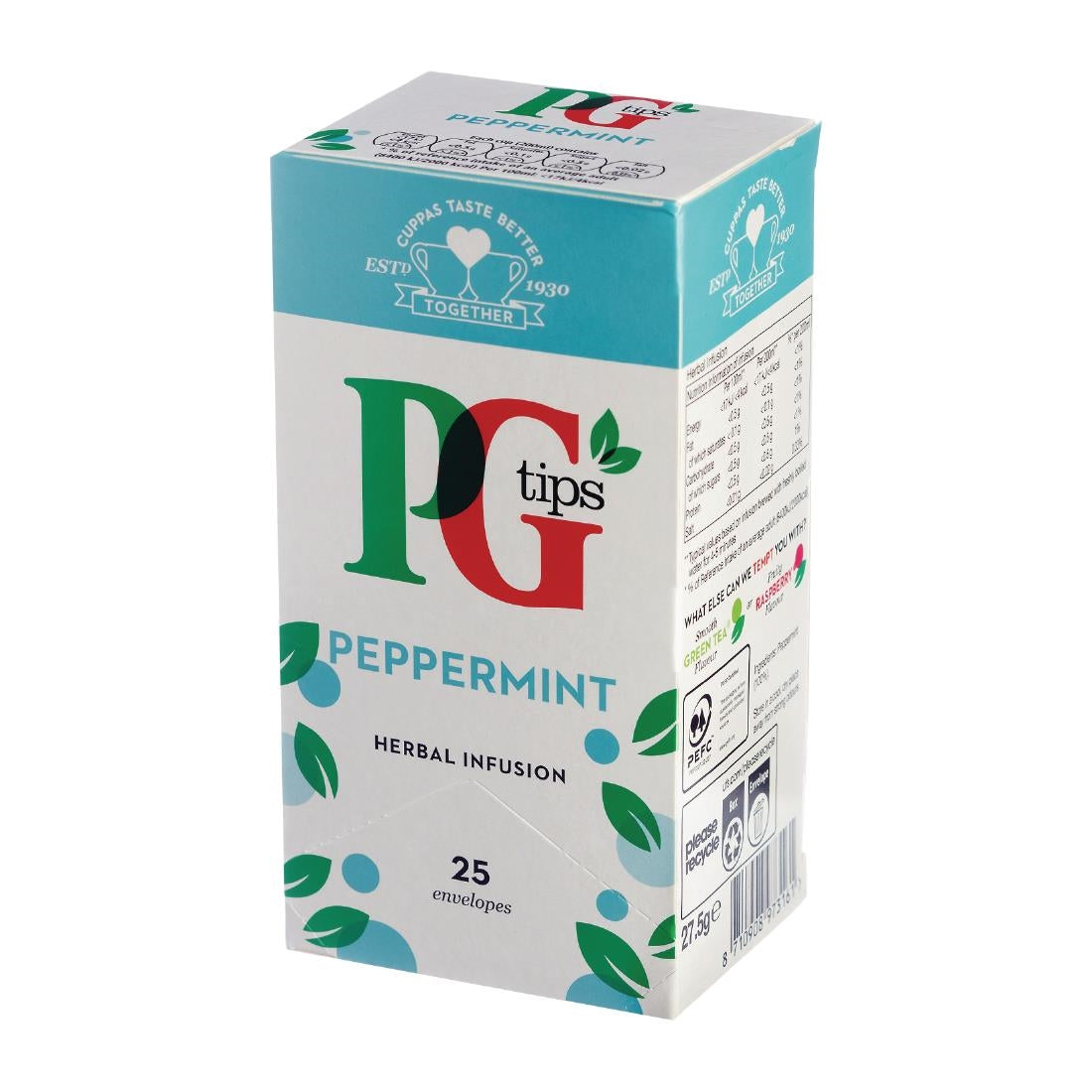 PG Tips Peppermint Tea Envelops (Pack 25)