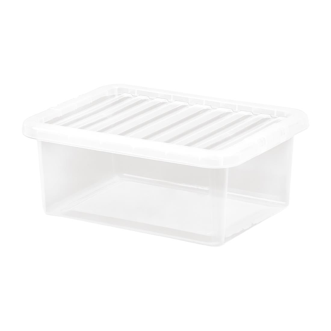 Wham Crystal Storage Box and Lid 17Ltr