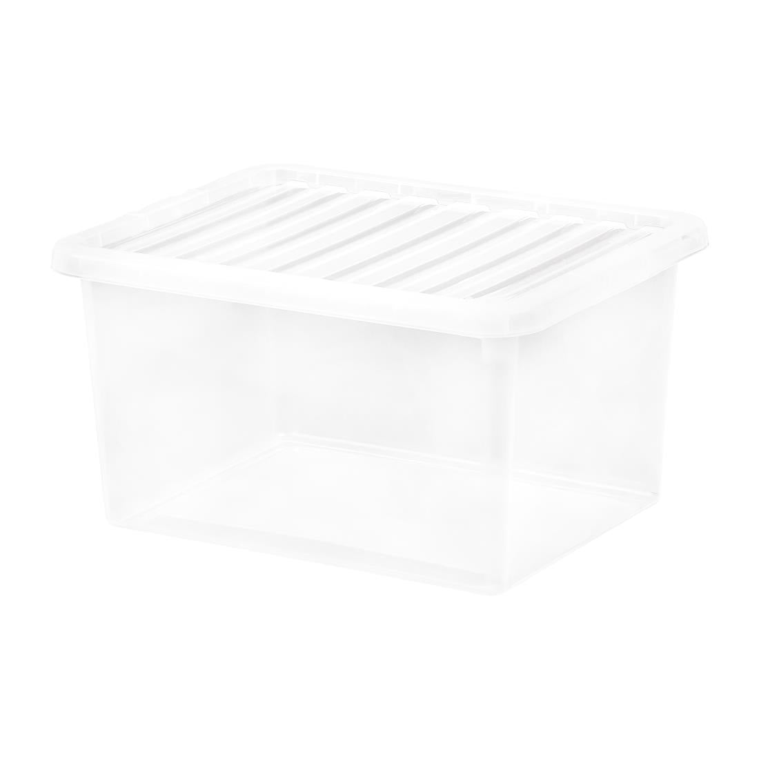 Wham Crystal Storage Box and Lid 37Ltr