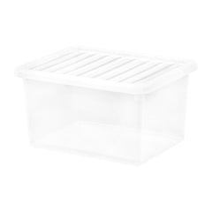 Wham Crystal Storage Box and Lid 37Ltr