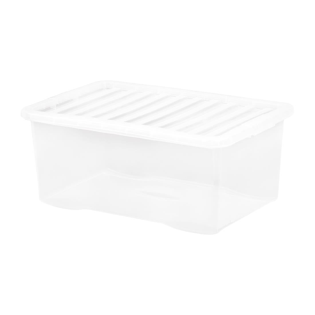 Wham Crystal Storage Box and Lid 45Ltr