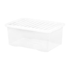 Wham Crystal Storage Box and Lid 45Ltr