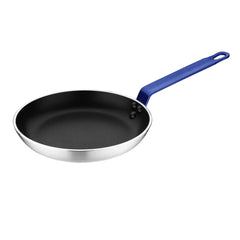 Hygiplas Aluminium Non-Stick Teflon Platinum Plus Frying Pan with Blue Handle 24cm